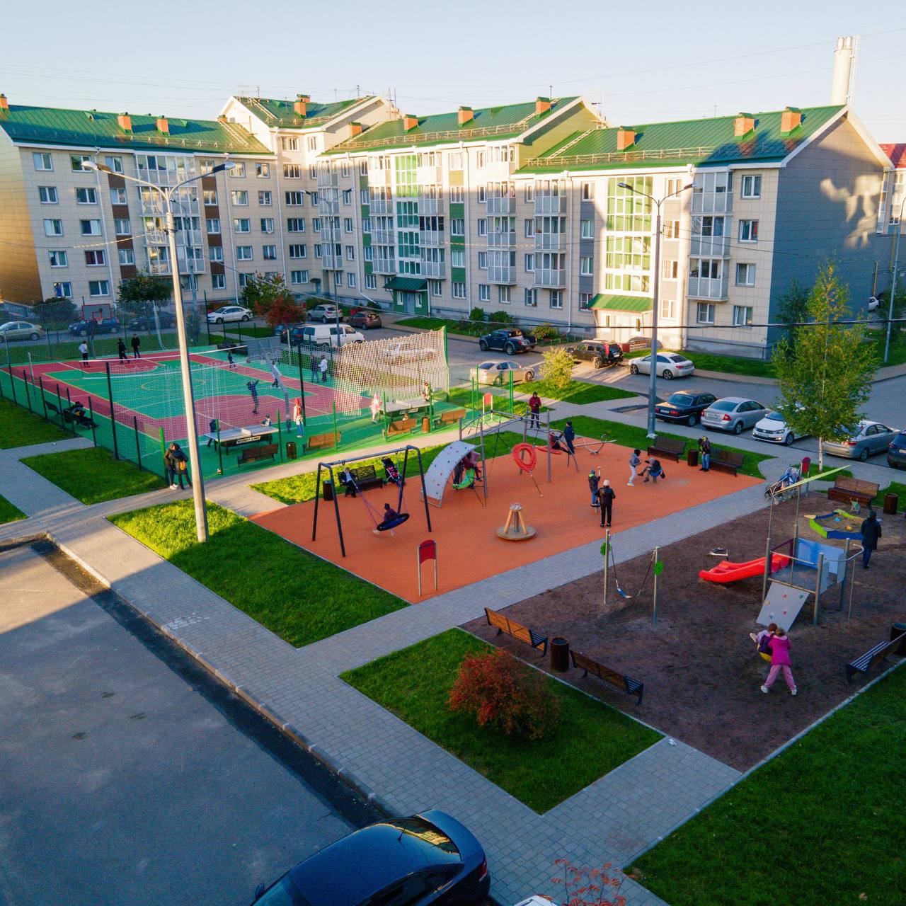 Разработка детского и спортивного комплекса. Пос. Шушары